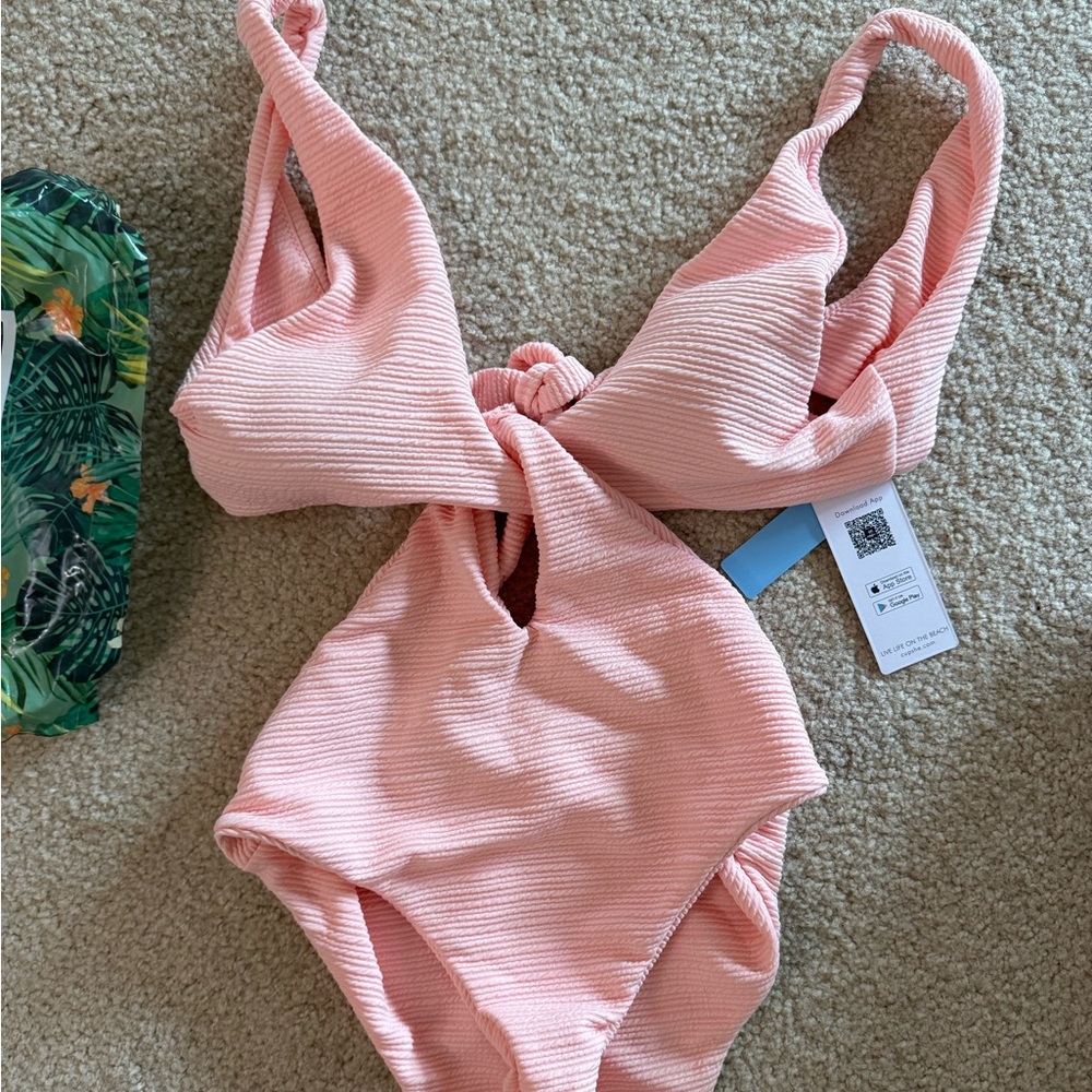 Cupshe Blush Kids One Piece Swimsuit